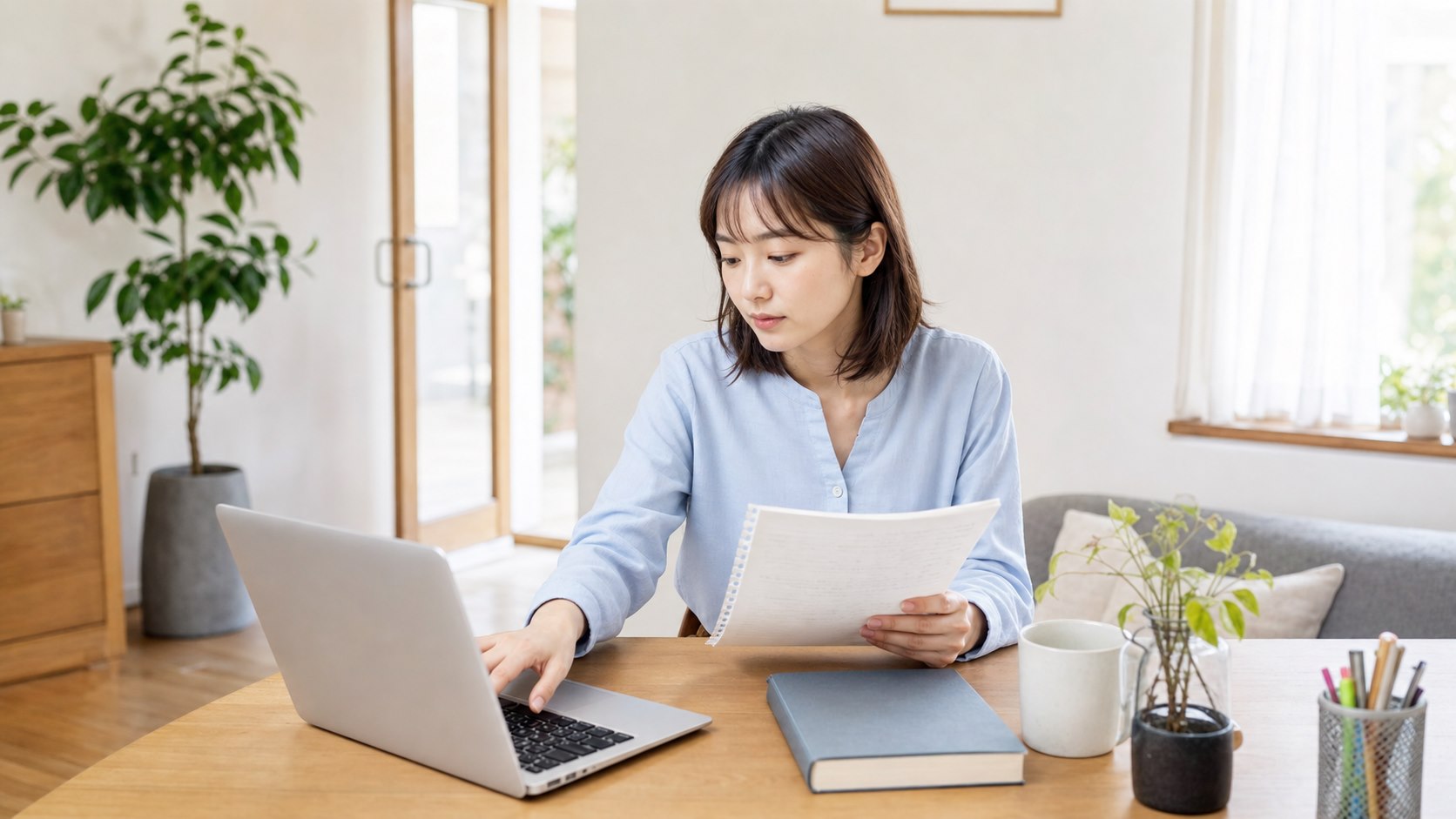 基礎を学んでWebライター案件へ応募する様子